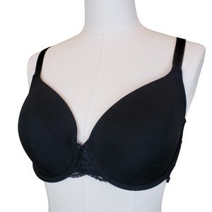 Wacoal French Garden Seamless Underwire T-Shirt Bra Black 36D